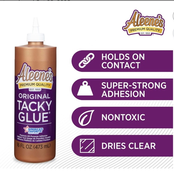 Aleene’s Original Tacky Glue 2 - 16 oz All Purpose Craft Adhesive New Non-Toxic - Picture 2 of 7